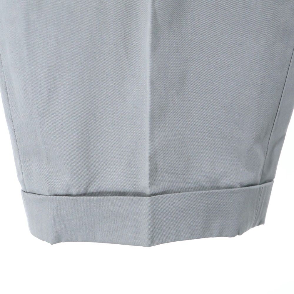  DOLCE - GABBANA ドルチェアンドガッバーナ コットン スラックス ストレートパンツ グレー チノパン パンツ