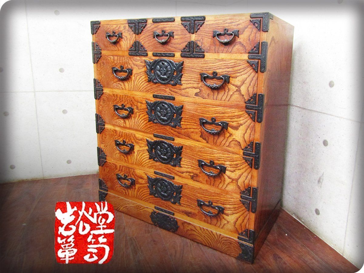 岩谷堂箪笥/最高級/110三尺四ツ抽260808/岩手県江刺市/藤里木工/佐藤