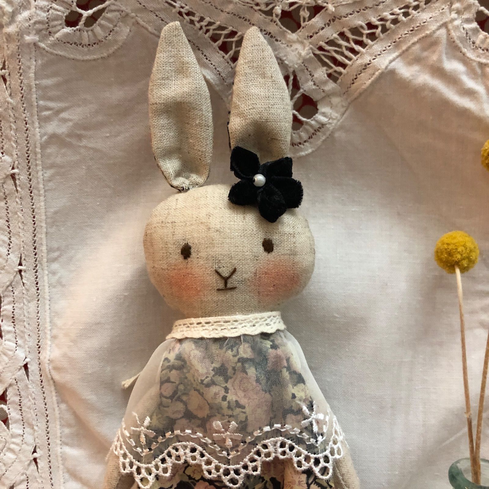 うさぎ ハンドメイド リバティ うさぎドール うさぎ人形 ぬいぐるみ