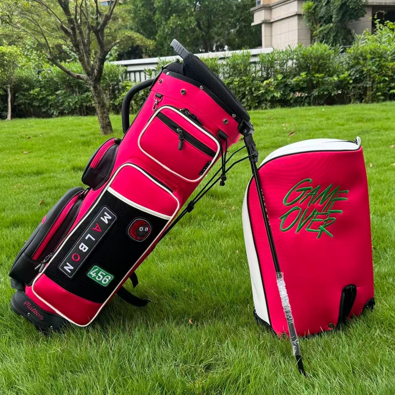MALBON GOLF イカゲームコラボ キャディバッグ ゴルフバッグ