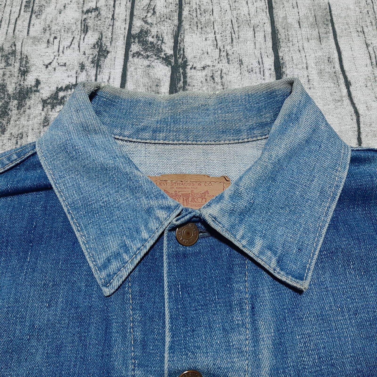 BIG E】60s Levi's 70505 デニムジャケット フォース 極東 - メルカリ