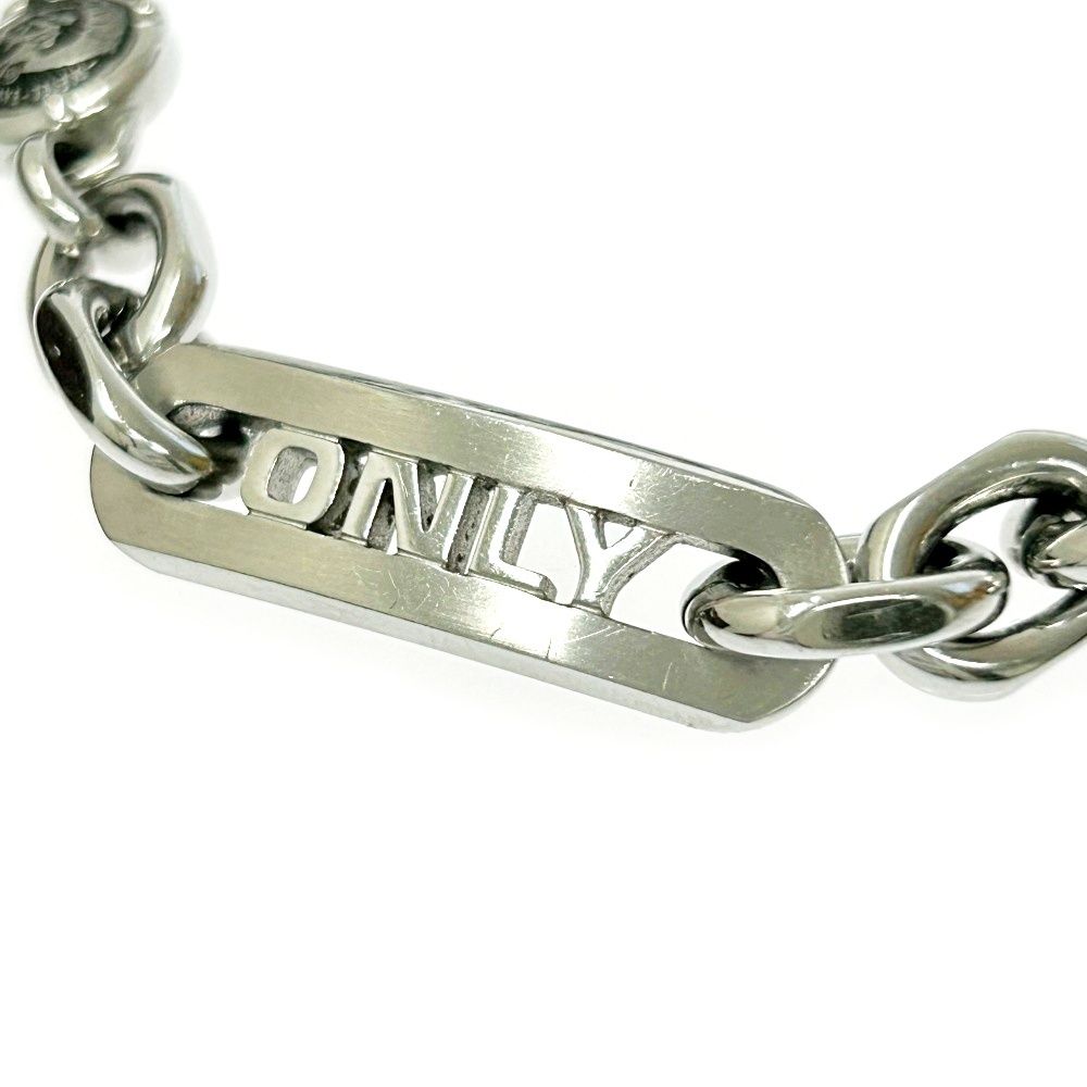 u*y様 DIESEL ONLY THE BRAVE ブレスレット 中古】【箱付き】 DIESEL ディーゼル メタル ONLY THE BRAVE