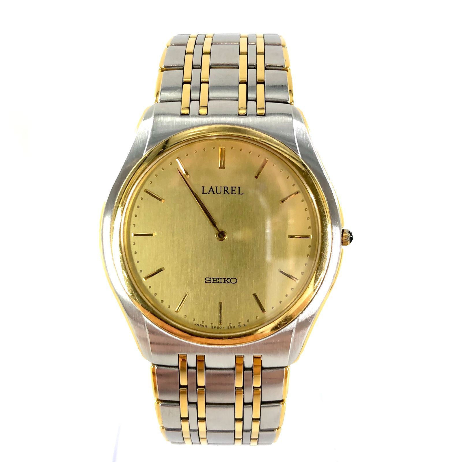 SEIKO セイコー LAUREL ローレル 2F50-0310 メンズ腕時計 SS+