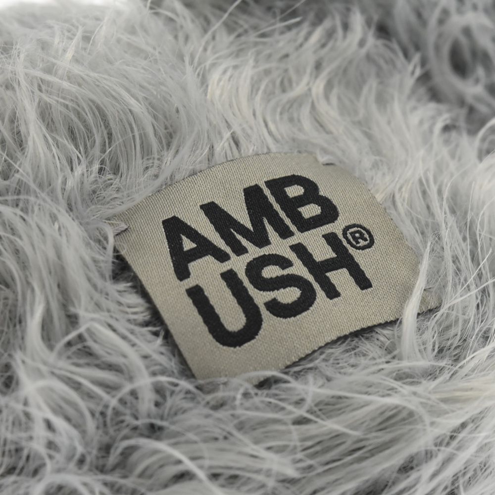 AMBUSH (アンブッシュ) 23SS テディビーニーニット帽 グレー AMBUSH