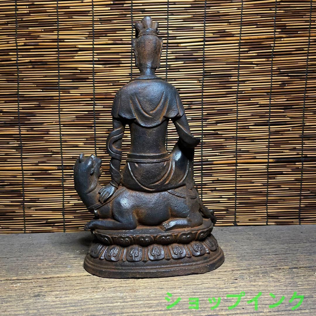 鉄器 鉄仏 坐獣像釈迦尼仏 家内仏堂 供養 禅意 茶室 置物 工芸品 鉄器 鉄仏 坐獣像釈迦尼仏 家内仏堂 供養 禅意 茶室 置物 工芸品 鉄器