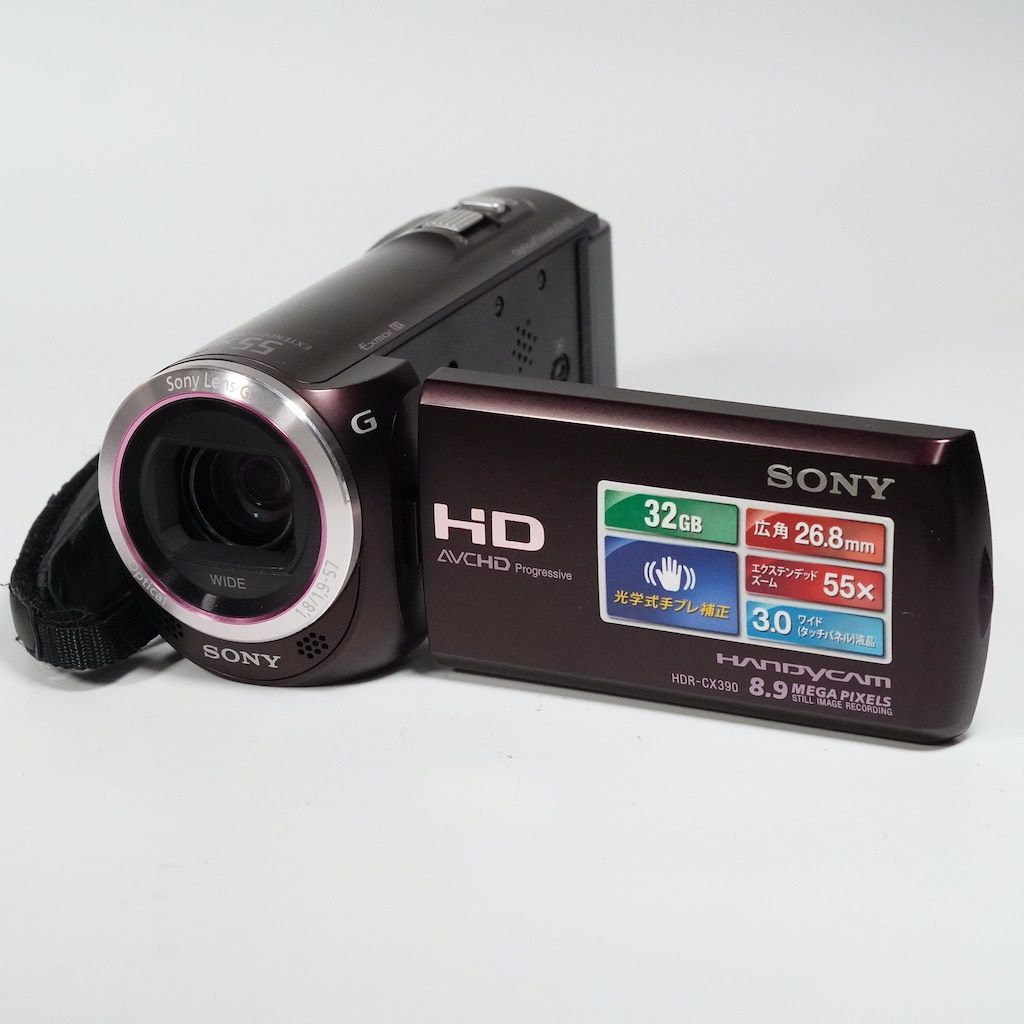 SONY ソニー HDR-CX390 ブラウン 元箱 ビデオカメラ 動作OK 1週間保証