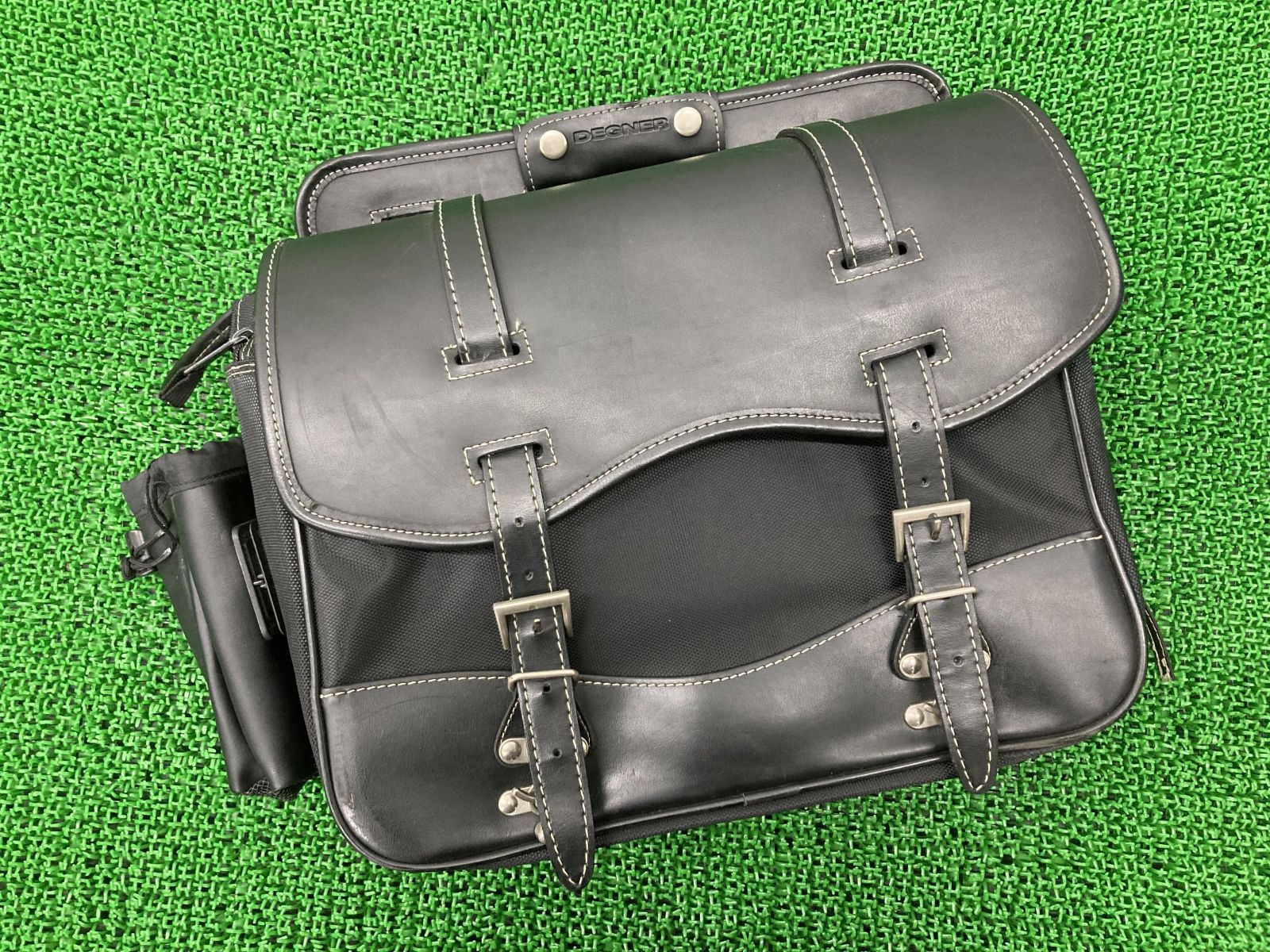 デグナー製 サイドバッグ 片側 社外 中古 バイク 部品 12L DEGNER ハーレー バルカン スティード ドラッグスター ドラッグスター400 XL883