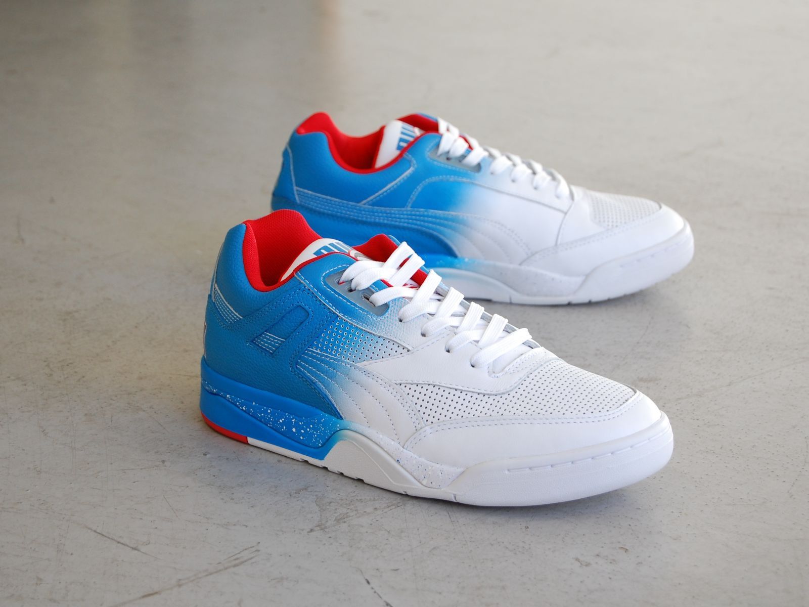 PUMA Palace Guard Retro Puma White/Indigo Bunting/Red プーマ