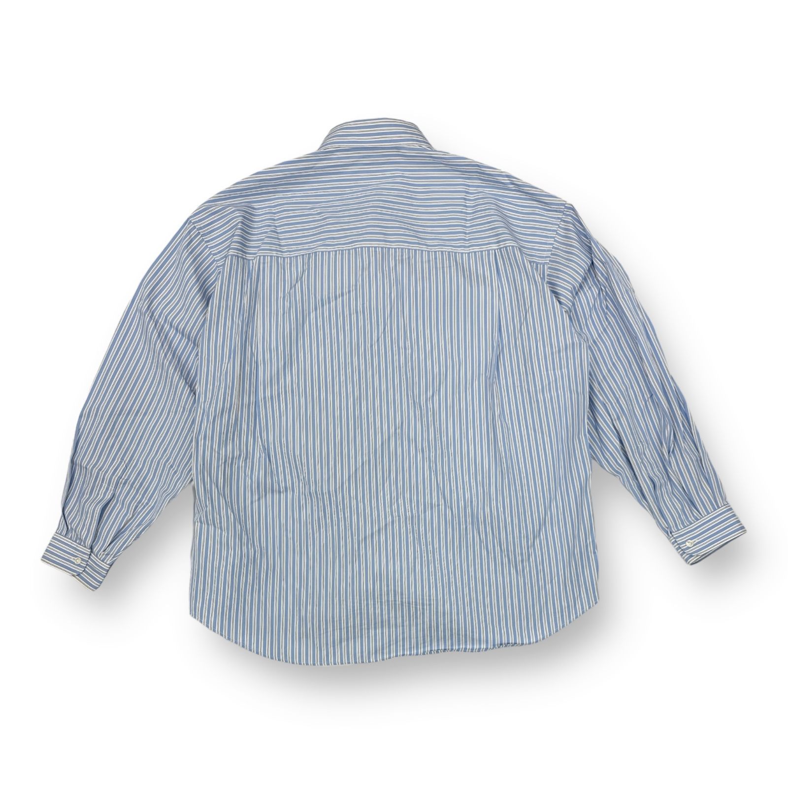 COOTIE PRODUCTIONS クーティー ストライプBDシャツ COOTIE PRODUCTIONS - Stripe Broad L/S Shirt (SAXE