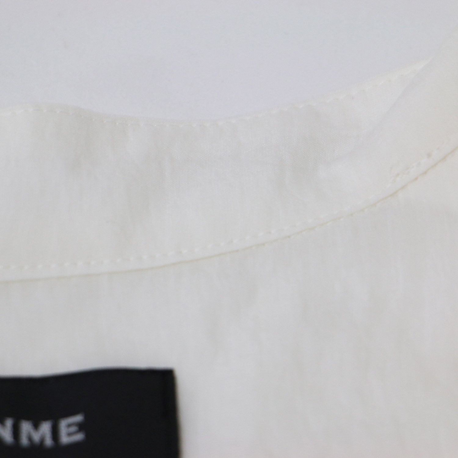 SINME シンメ シャツ オフホワイト 白 サイズ:M / フリル シャツ S22SS