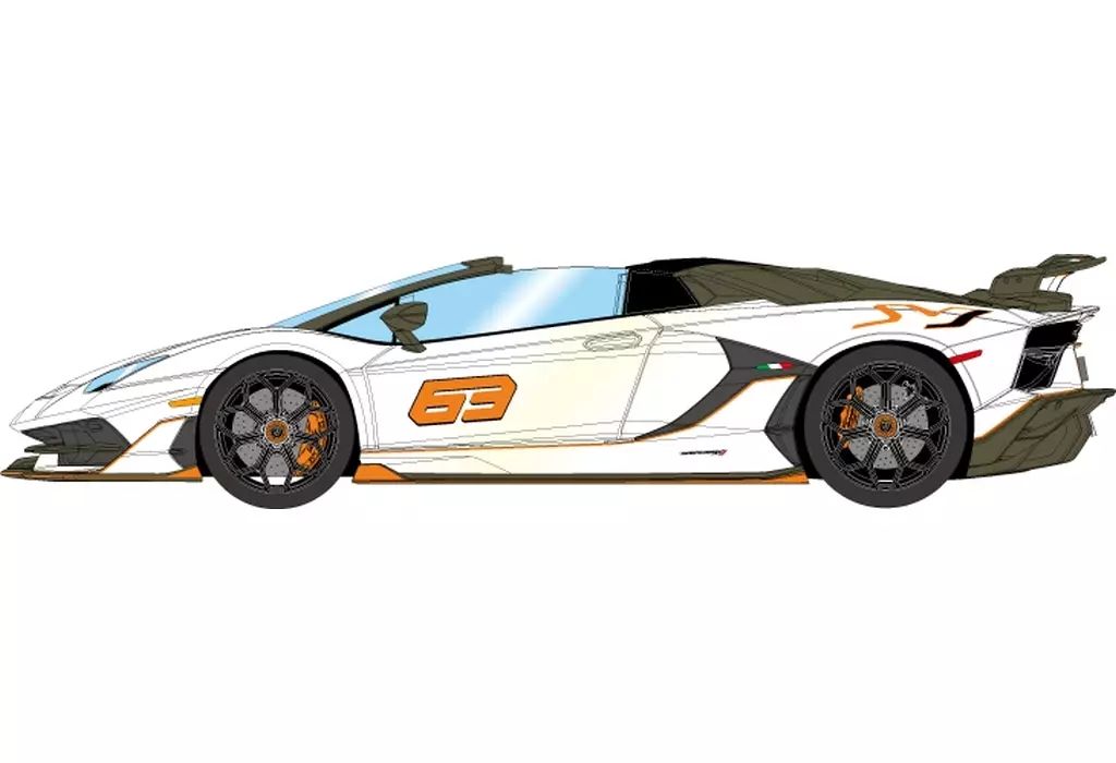 ミニカー 1|18 Lamborghini Aventador SVJ 63 Roadster 2019 バルーンホワイト EML030F