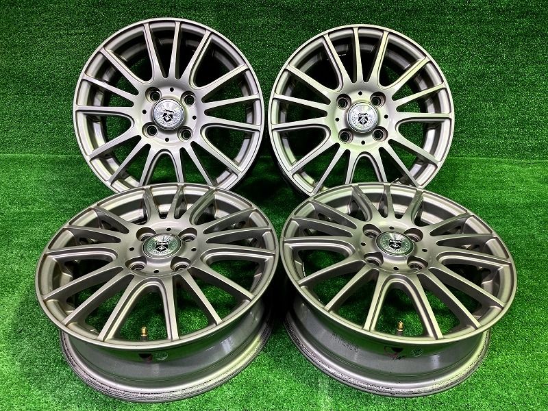 社外 G-Mach 14ｲﾝﾁ 4.5J 4穴 4本 100 45