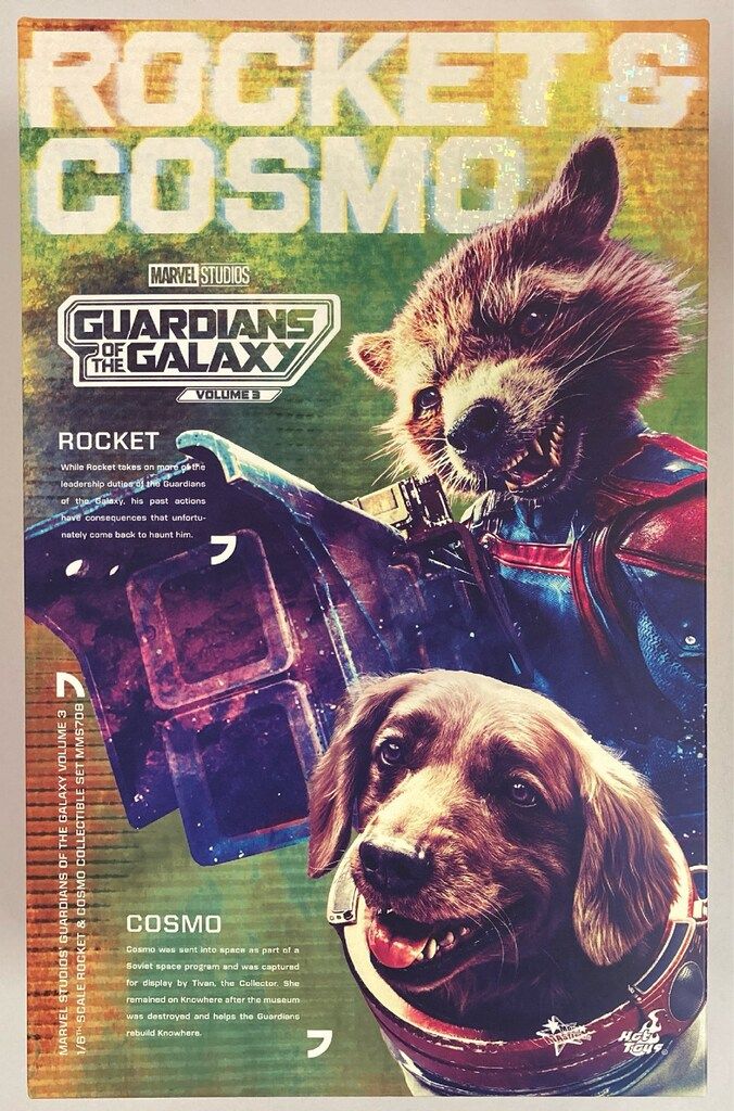 HOTTOYS MOVIE MASTERPIECE ROCKET u0026 COSMO MMS708