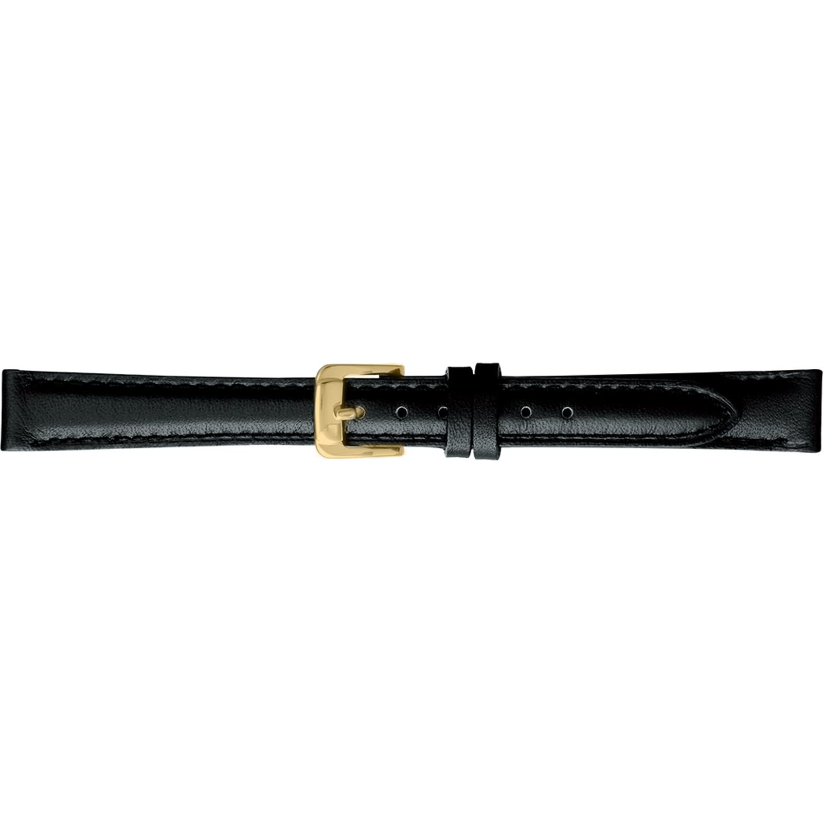 BAMBI(バンビ) 時計 バンド 牛革 スコッチガード使用 強力撥水 20mm ブラック 美錠 ゴールド BCMB001AS [ブラック / 美錠 ゴールド] [20mm]