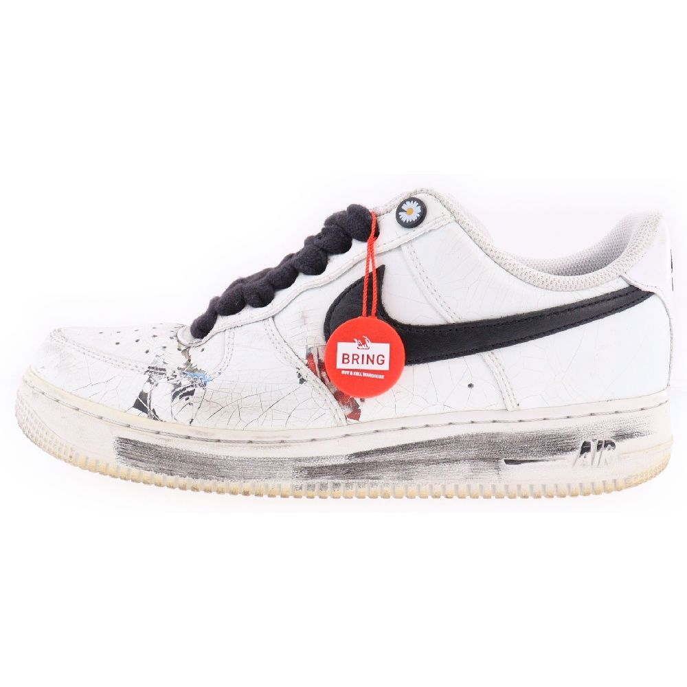 NIKE (ナイキ) ×PEACEMINUSONE AIR FORCE1 07 PARANOISE ピースマイナスワン エアフォース1 07 パラノイズ ローカットスニーカー ホワイト DD3223-100 US8/26cm