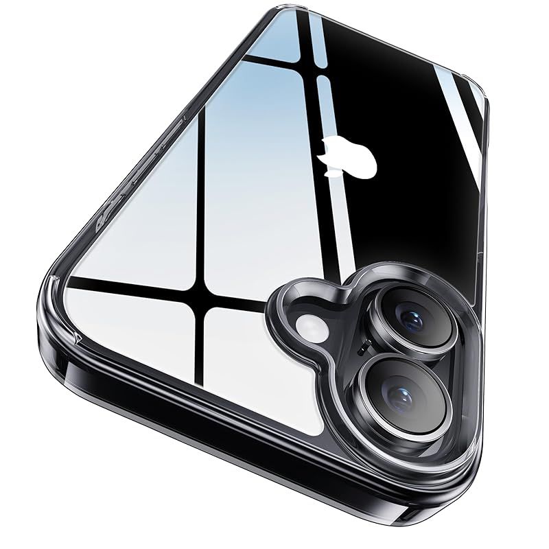 【極々透明感・革新耐黄変技術】CASEKOO iPhone 16 用 ケース クリア 耐衝撃 米軍MIL規格 黄変防止 ストラップホール付き ワイヤレス充電対応 2024年新型 いPhone16用ケース アイフォン16用ケース 6.1