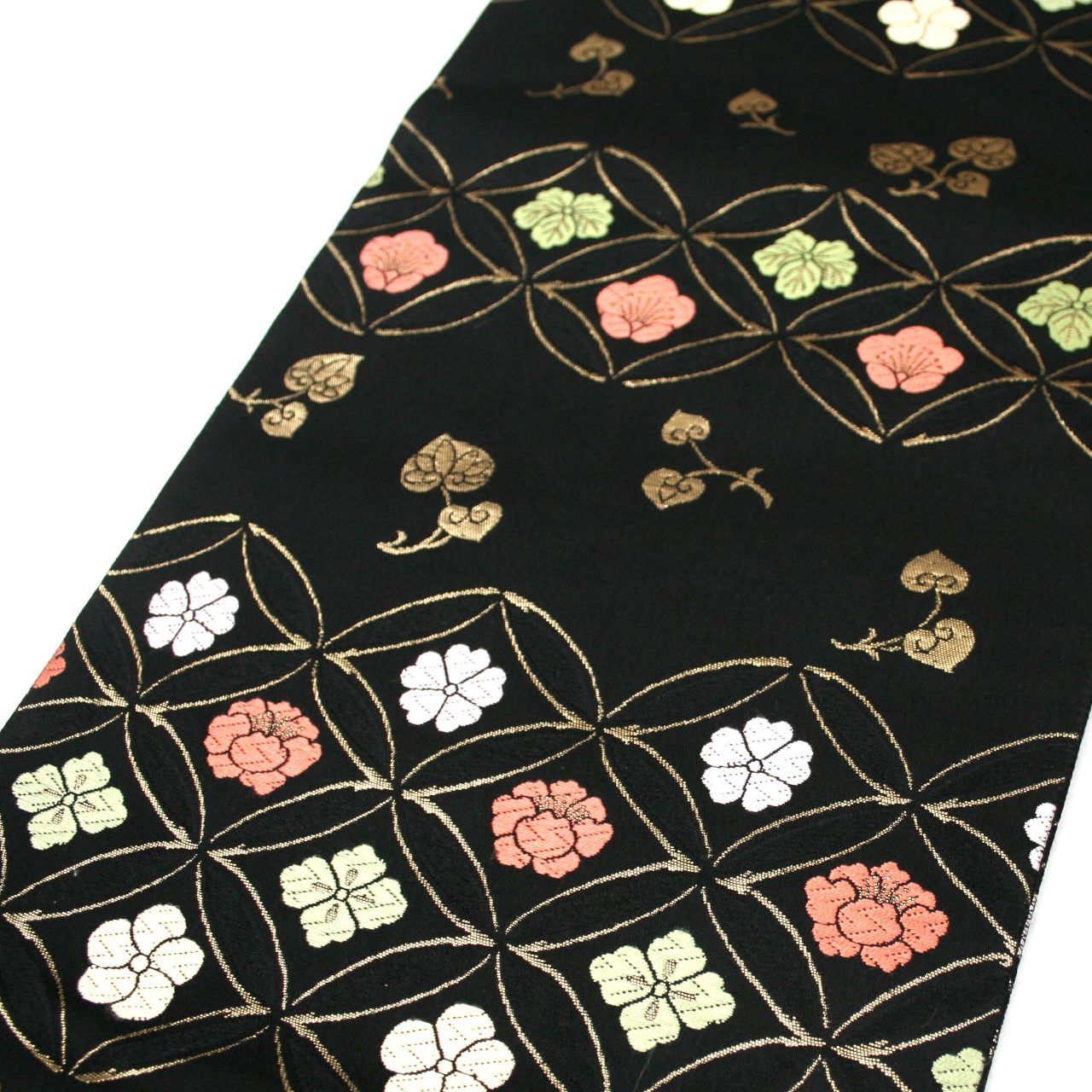 正絹 西陣一条帯 全通 小袋帯 西陣織