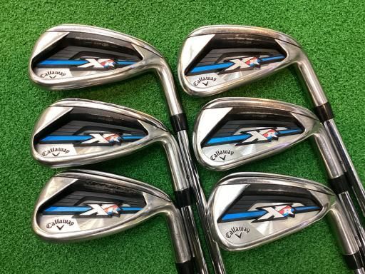 キャロウェイ XR OS NSプロ950GH Sフレックス アイアンセット 中古