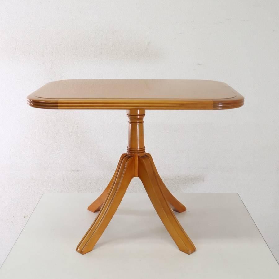 モリシゲ フローラ サイドテーブル 1.9尺 ナチュラル色 コーヒーテーブル M12499 235h14