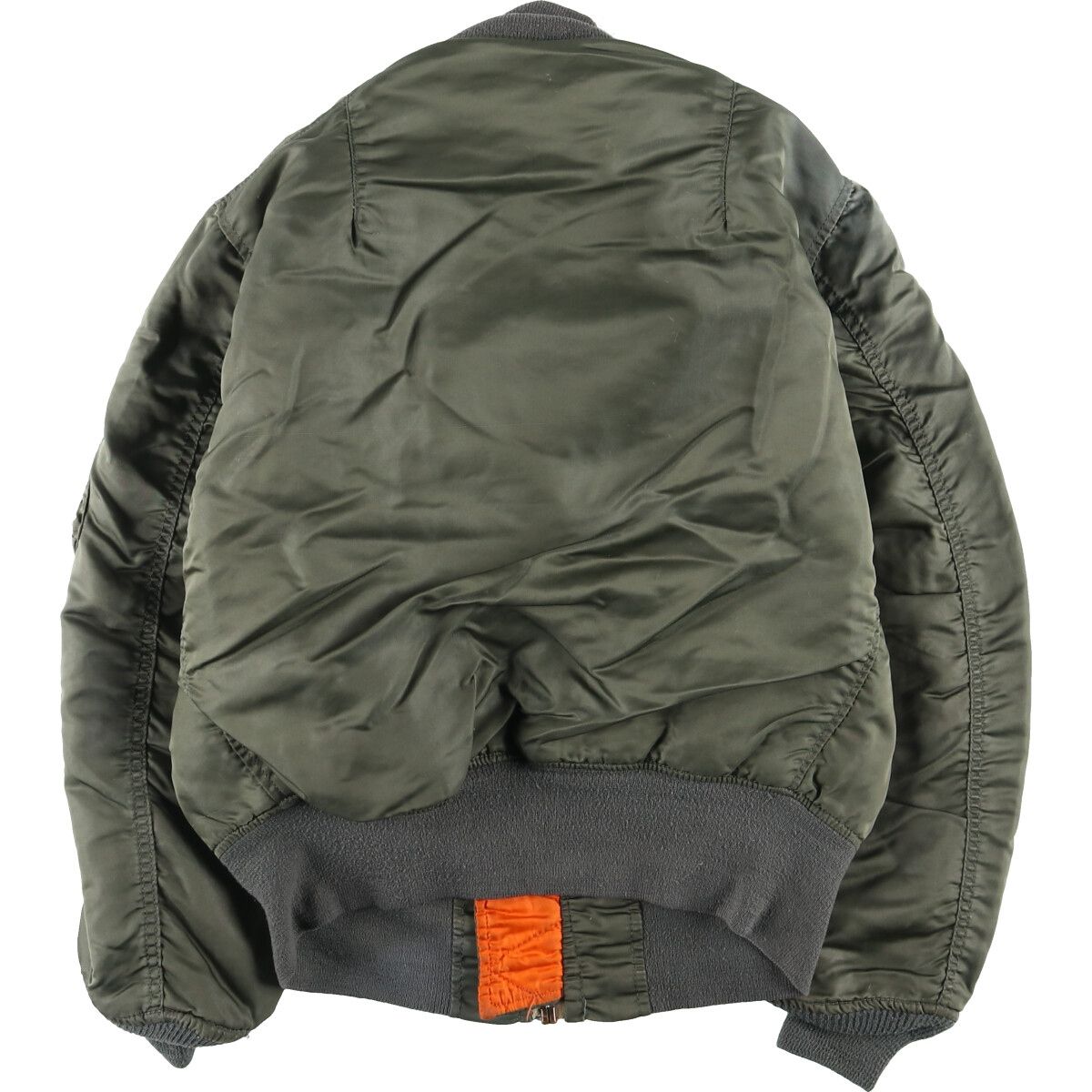 社*着様 70s MA-1 米軍実物　US ARMY フライトジャケット 米軍実物 MA-1 70s L フライトジャケット アルファ社 - メルカリ