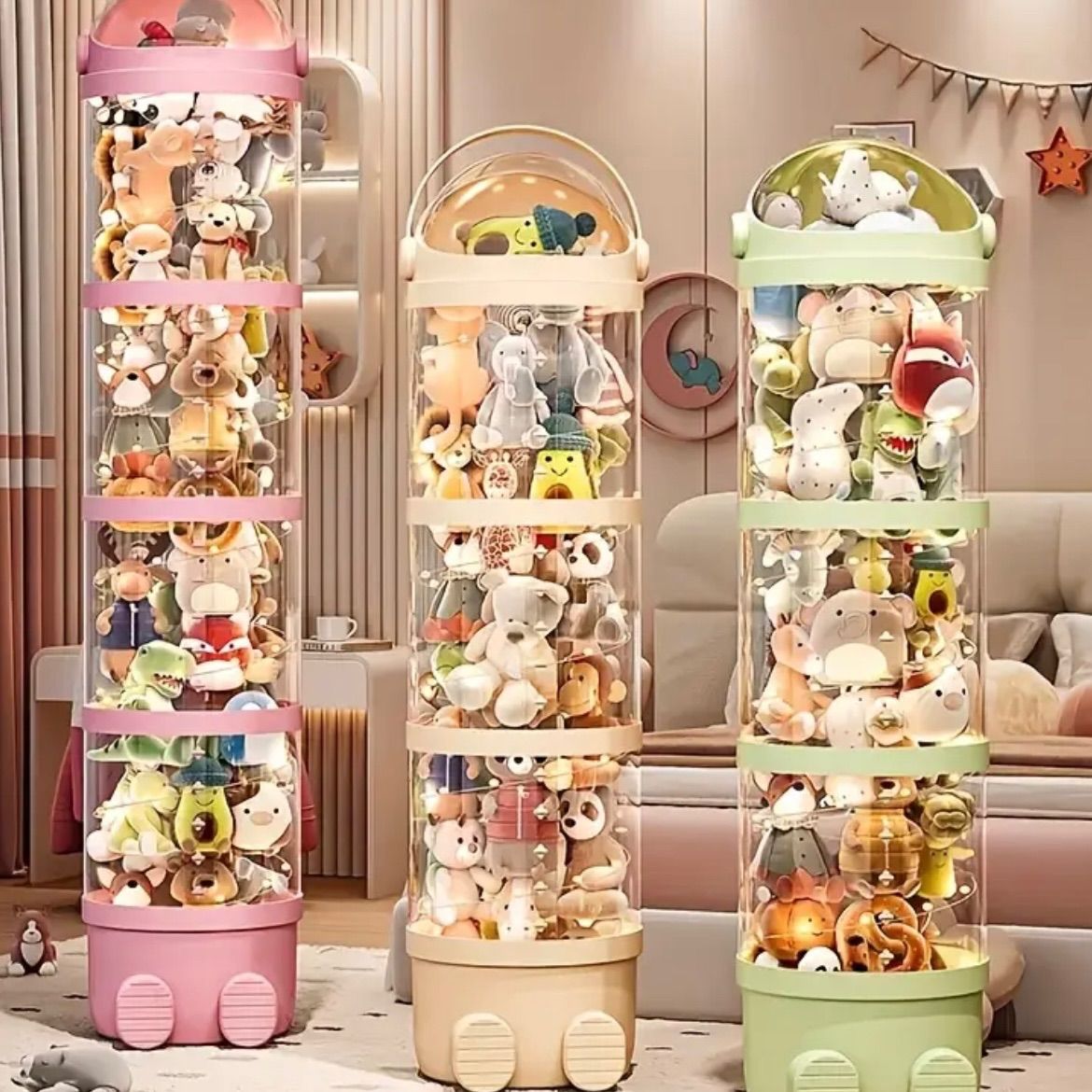 ぬいぐるみ収納に 家の装飾