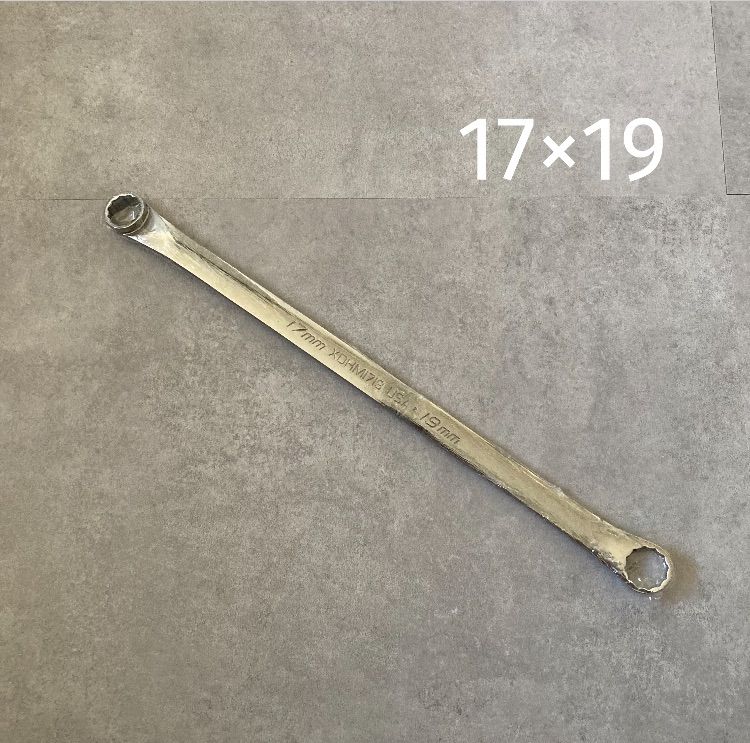 Snap-on スナップオン 15°オフセットロングストレートメガネレンチ 17×19mm XDHM1719