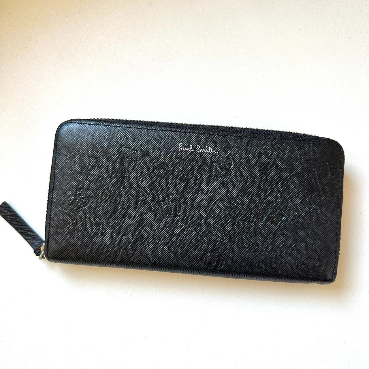 ポールスミス Paul Smith 長財布 ポールドローイング ブラック