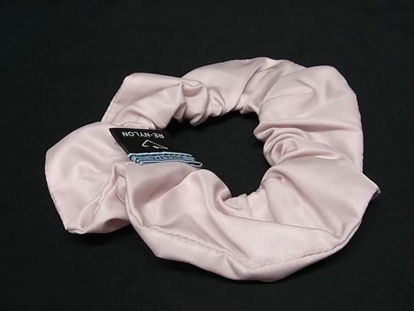 □美品□ PRADA プラダ リナイロン シュシュ ヘアゴム ヘア