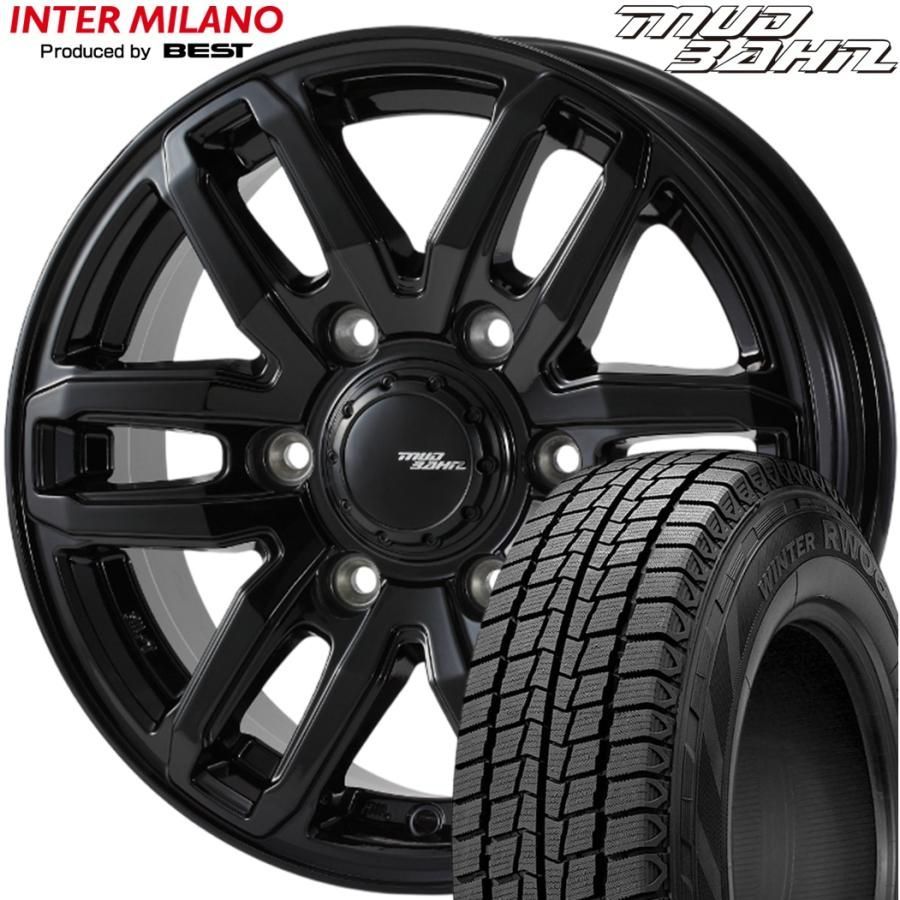 期間 スタッドレス ベスト MUDBAHN XR-620 マッドバーンXR620 15ｘ6.0 ＋33 6H 139.7 ブラック ｘ４本 製 ハンコック RW06 195 80R15