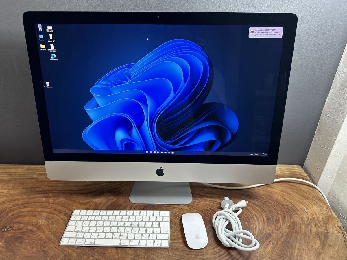 Mac27㌅パソコンとキーボード 32GB 美品 高構成】iMac 27インチ 5K SSD 1TB 32GB 純正キーボード付 【公式通販】