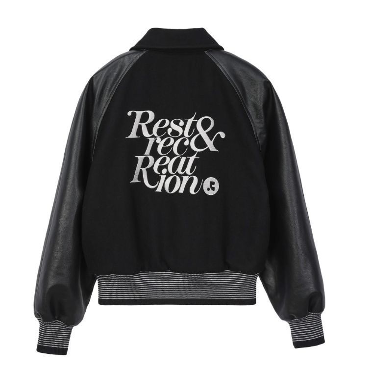 Rest&Recreation ロゴウールボンバージャケット