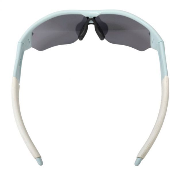 オークリー Oakley スポーツサングラス ホワイト/ブルー サングラス