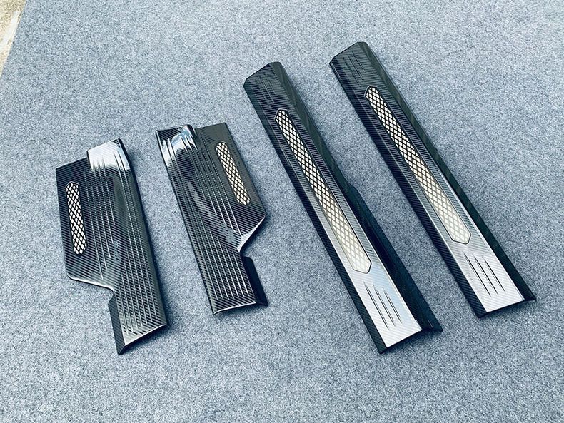 ステンレス製内蔵ドアステッププレート 迎賓踏板装飾メタルフィニッシュ