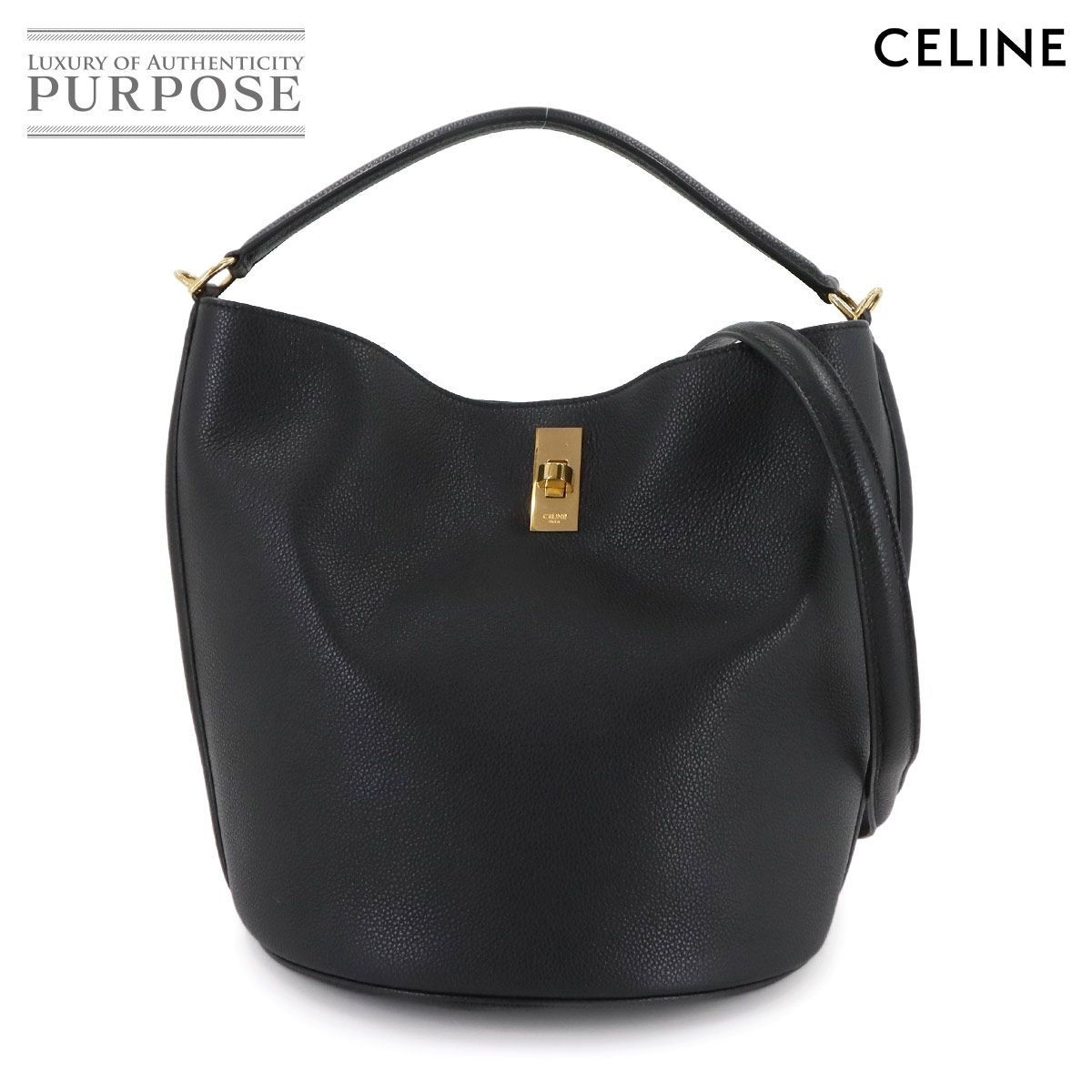 CELINE セーズ 16 バケット バッグ 2way ハンド ショルダー バッグ
