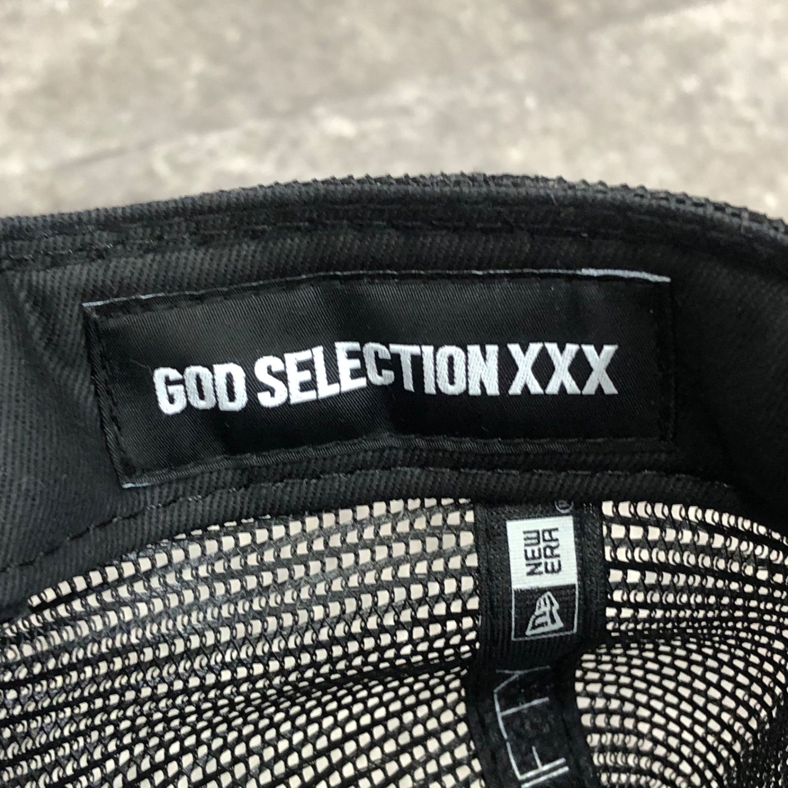 S*D様 GODSELECTIONXXX メッシュキャップ BK GODSELECTIONXXX メッシュキャップ BK