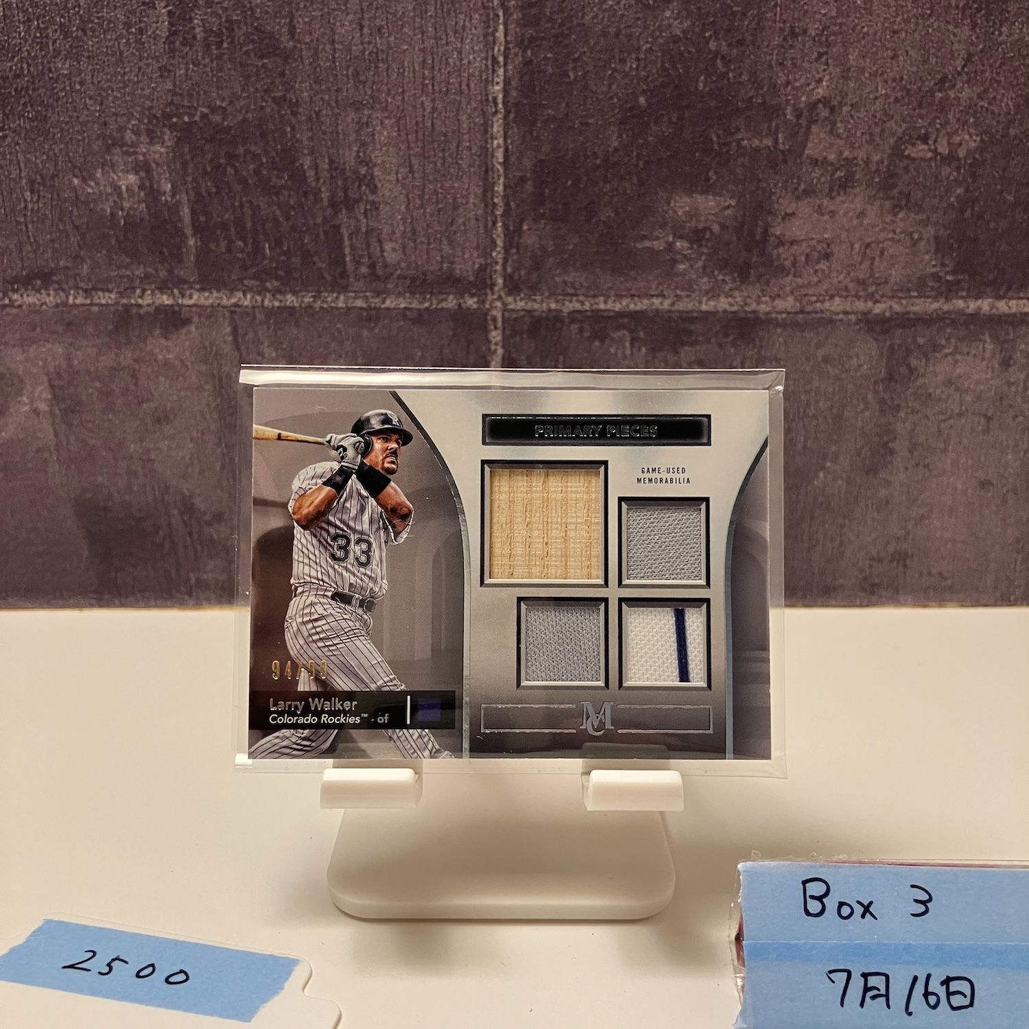 2024 Topps Museum Collection LARRY WALKER 94/99 COLORADO 2024 Topps Museum Collection LARRY WALKER 94/99 COLORADO