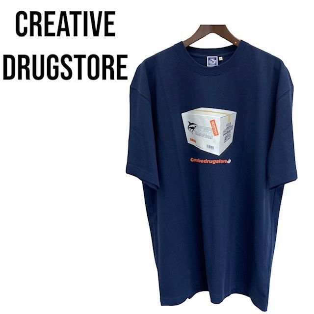 creative drug store ブルー Tシャツ XL