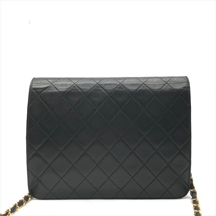 良品 CHANEL シャネル ココマーク マトラッセ ラムスキン プッシュロック チェーン ショルダー バッグ ブラック カバン 鞄 a8507 良品 CHANEL シャネル ココマーク マトラッセ ラムスキン プッシュ