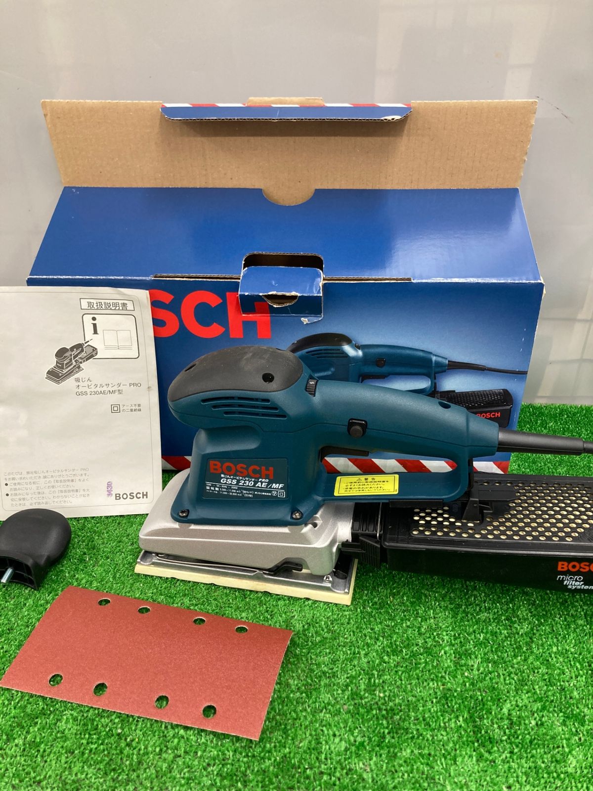 中古品】【0922】BOSCH(ボッシュ) 吸じんオービタルサンダー GSS230AE 