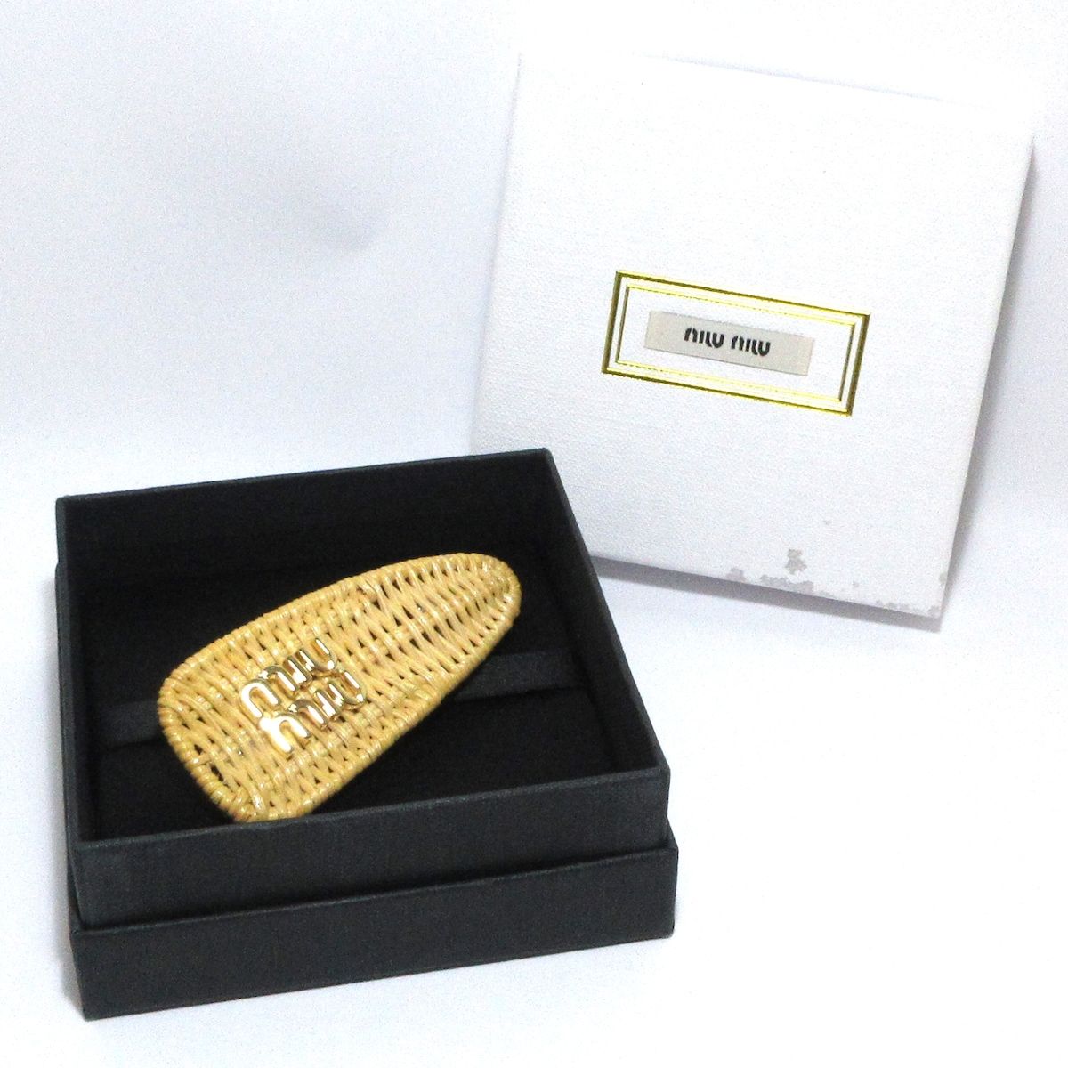 ミュウミュウ バレッタ