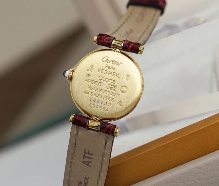 美品 カルティエ マスト ヴァンドーム アイボリー ローマン SM Cartier ...