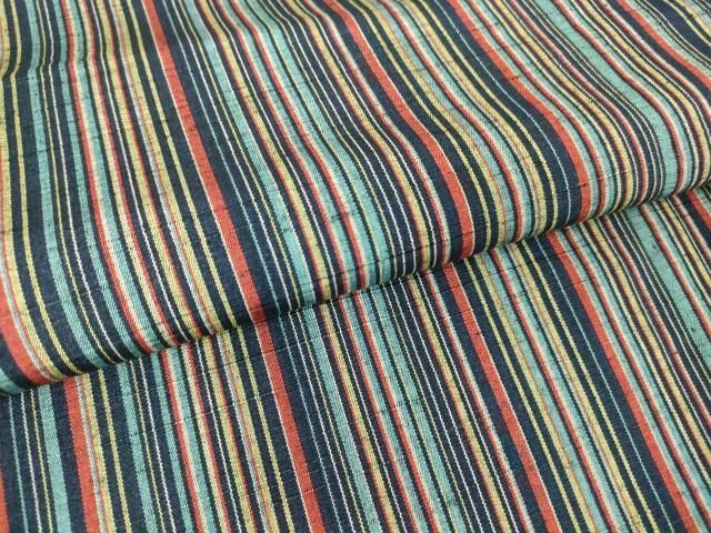 平和屋着物▽上質な紬 単衣 縞 正絹 逸品 未使用 DAAV5038az - メルカリ 