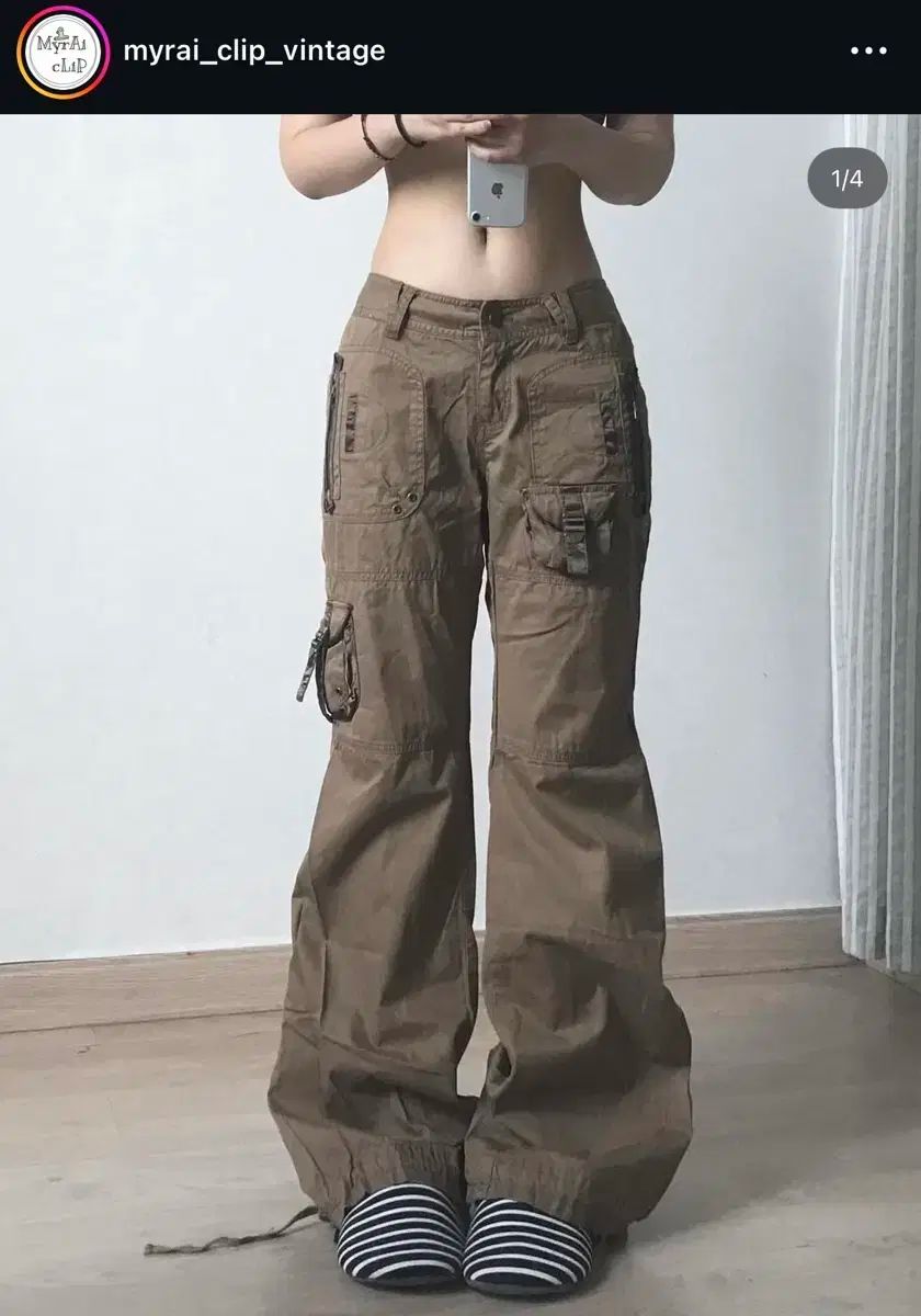 MIRAIクリップ パンツ ヴィンテージ Y2k