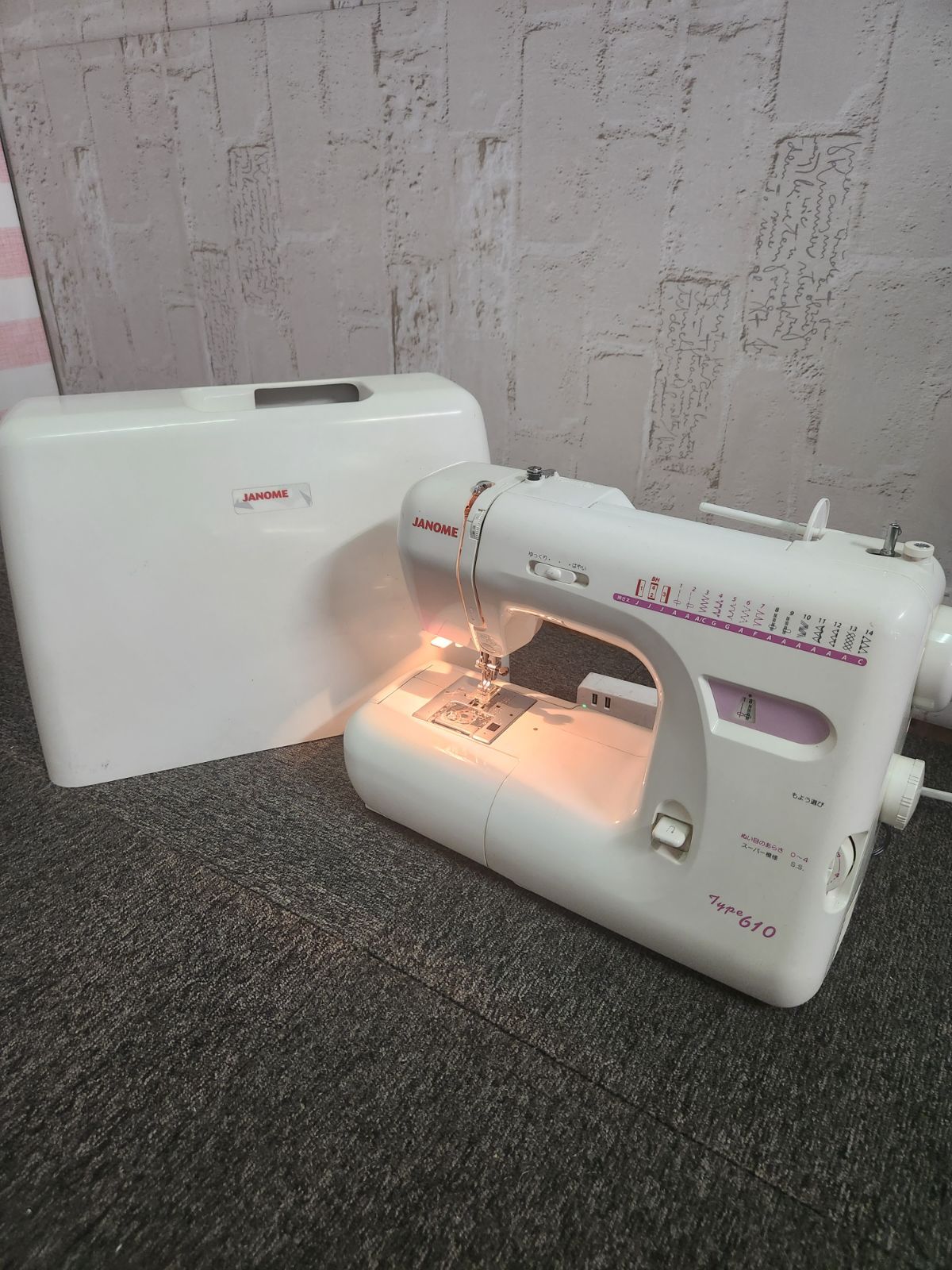 ジャノメ 電子ミシン Type 610