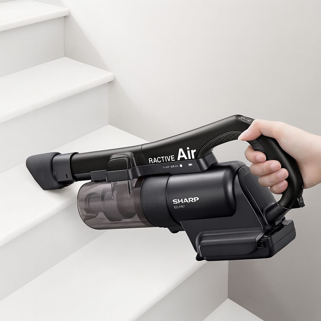 SHARP スティッククリーナー EC-FR7-B ブラック2023年製 EC-FR7 | 掃除機：シャープ