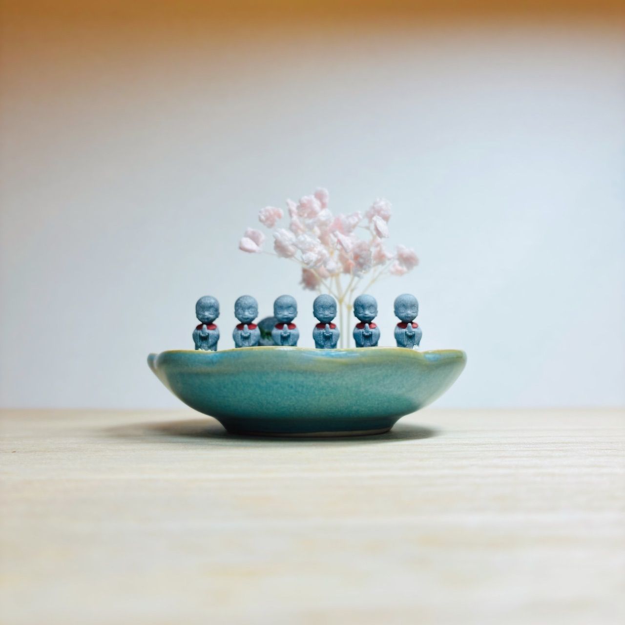 中国 玉石白玉彫刻 木瓜形水孟 筆洗 銅匙付 時代箱付 M R6047