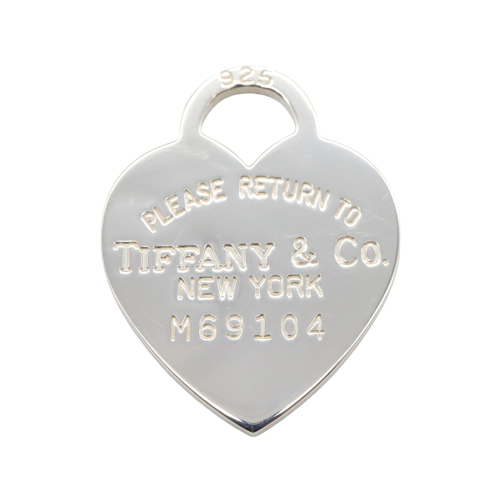 Tiffany LOVE YOU リターントゥハートペンダントトップ シルバー Tiffany & Co. - ティファニー 925 LOVE YOU ハート ペンダント