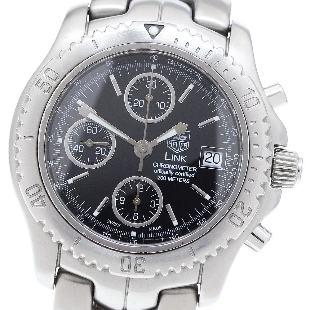 タグホイヤー TAG HEUER CT5111 リンク クロノグラフ 自動巻き メンズ_  