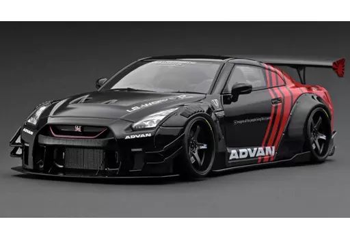 中古】ミニカー 1/43 LB-WORKS Nissan GT-R R35 type 2(ブラック