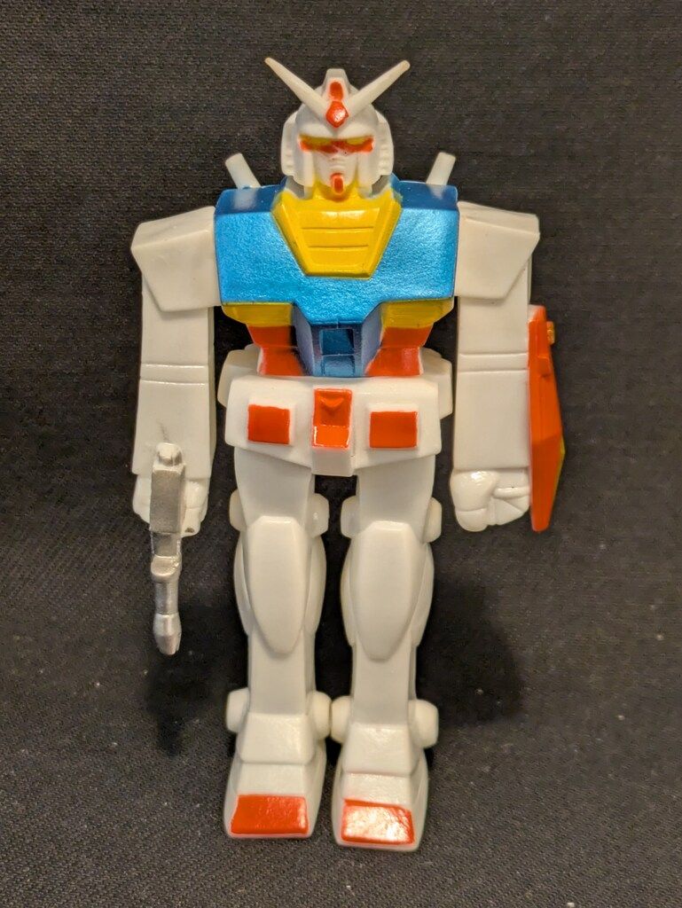 クローバー 110mm ガンダム ソフビ人形 白成型
